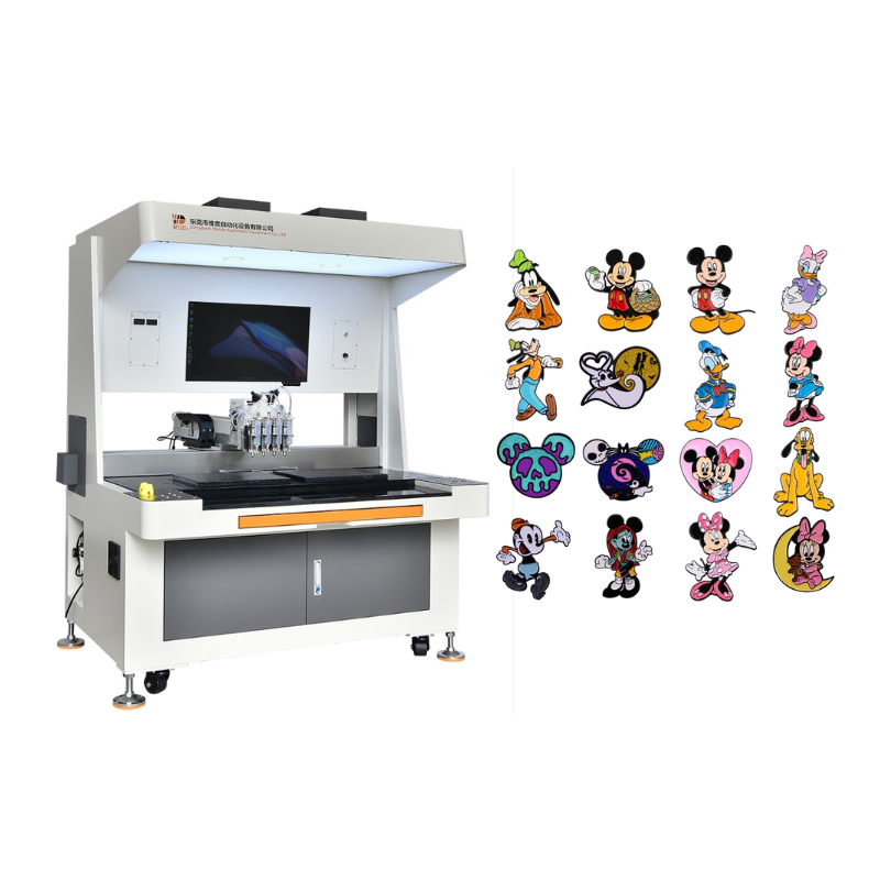 Disney Souvenir Enamel Pin Badge Filling Machine - Automated High-Precision Filling Equipment